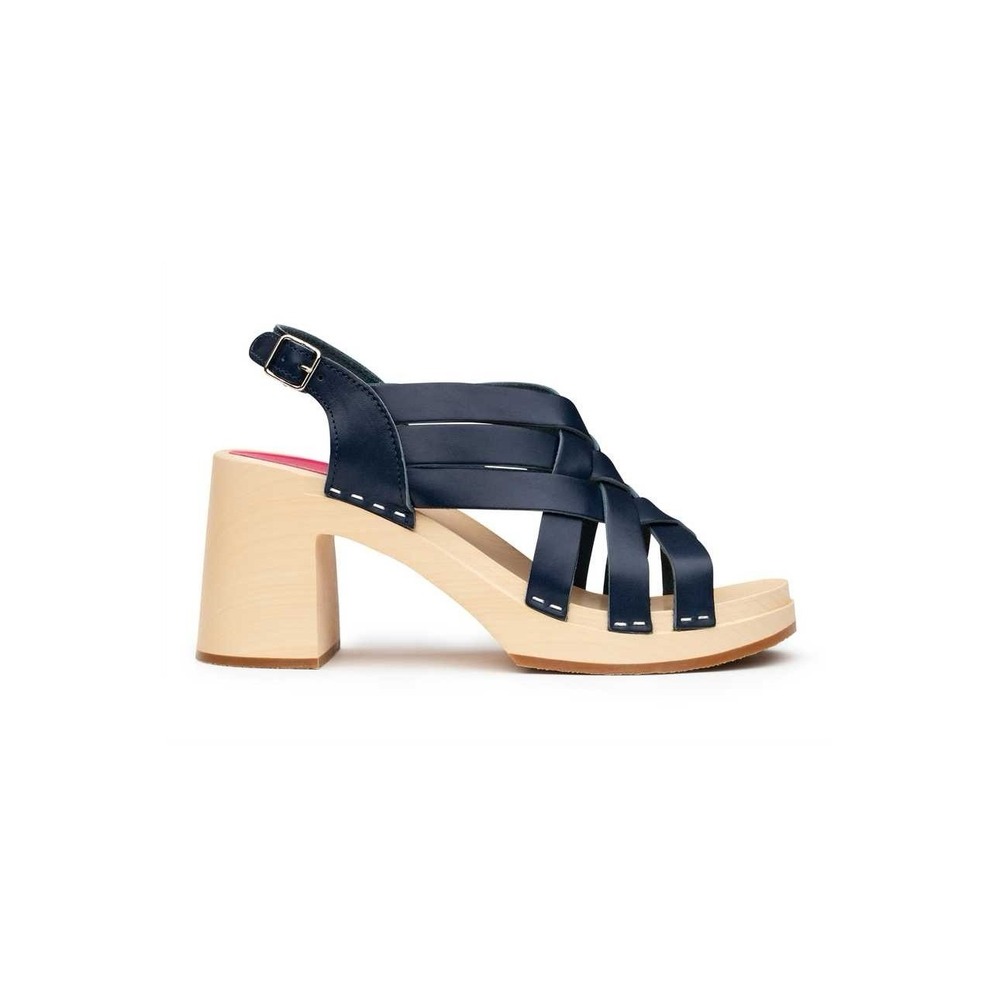 Swedish Hasbeens Vivi Caged Clog Sandals Black Size 38 8
